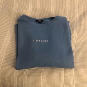 Missguided oversized crewneck sweatshirt